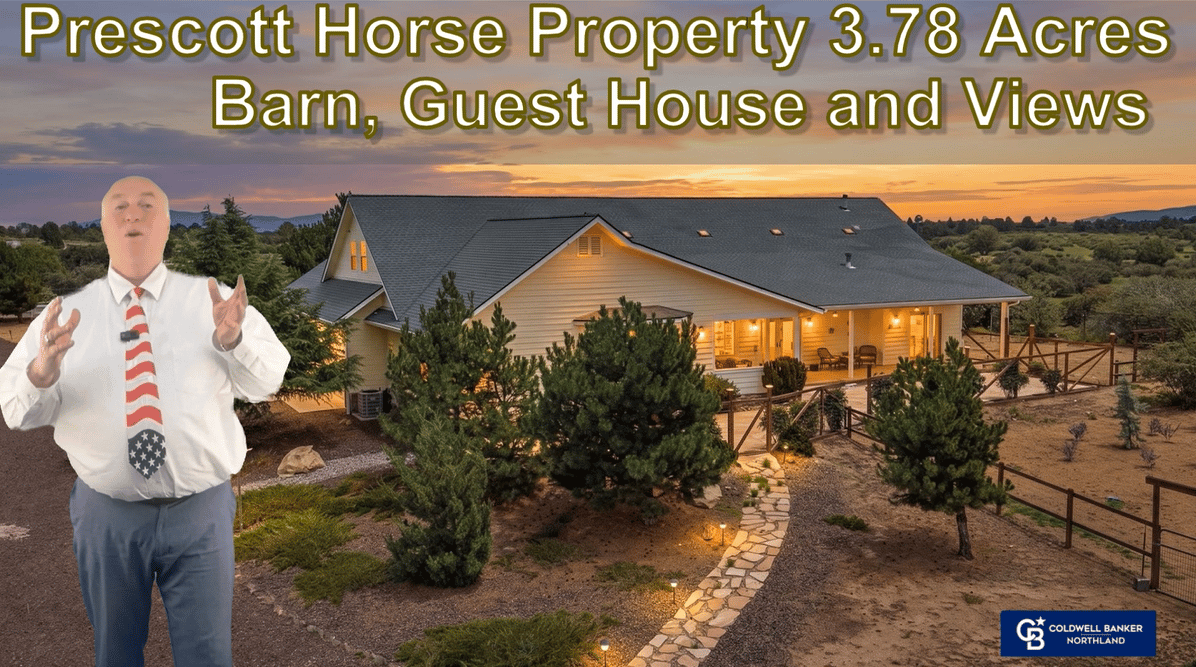 Prescott Horse Property with Barn, Guest House & Amazing Views on 3.78 Acres