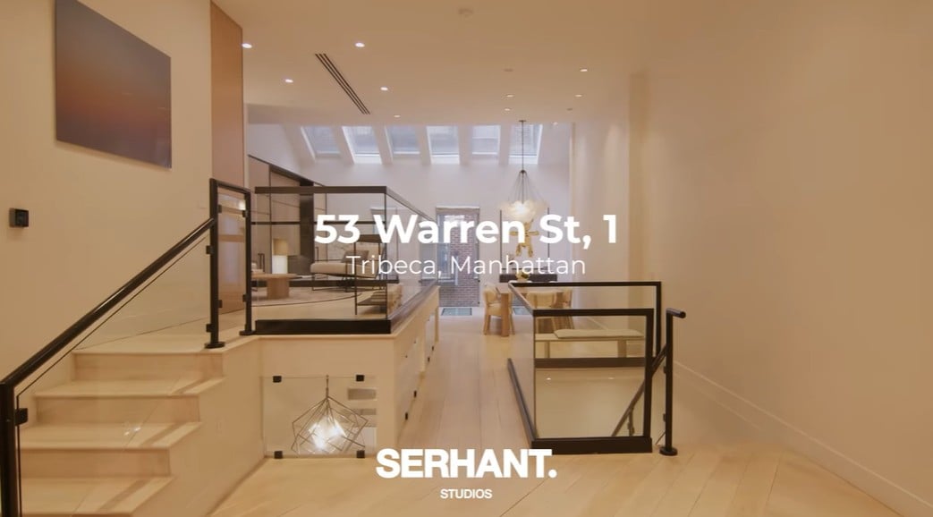 INSIDE a Masterful Tribeca Duplex with Dramatic Architecture and Bespoke Finishes | 53 Warren St, 1