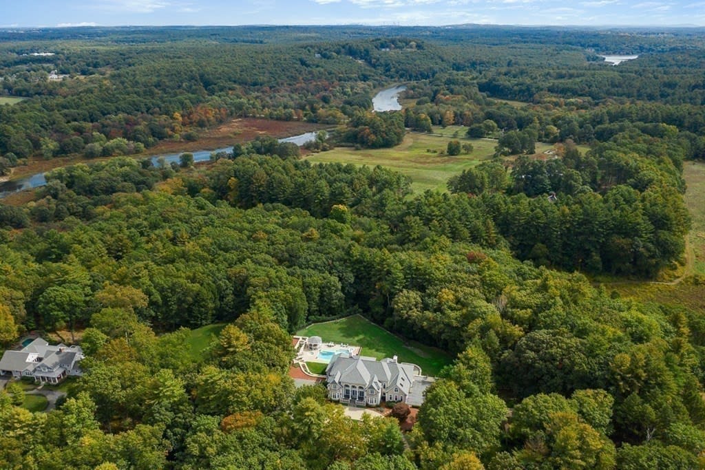 Stunning Italianate Home on 8.5 Acres abutting the Sudbury River
