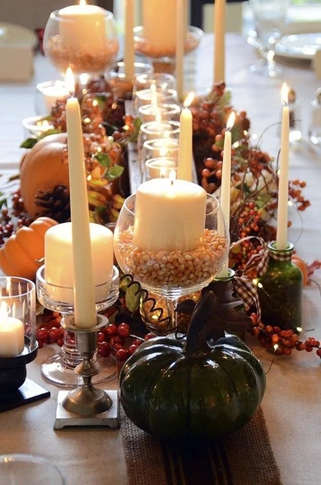 Setting a Thanksgiving Table