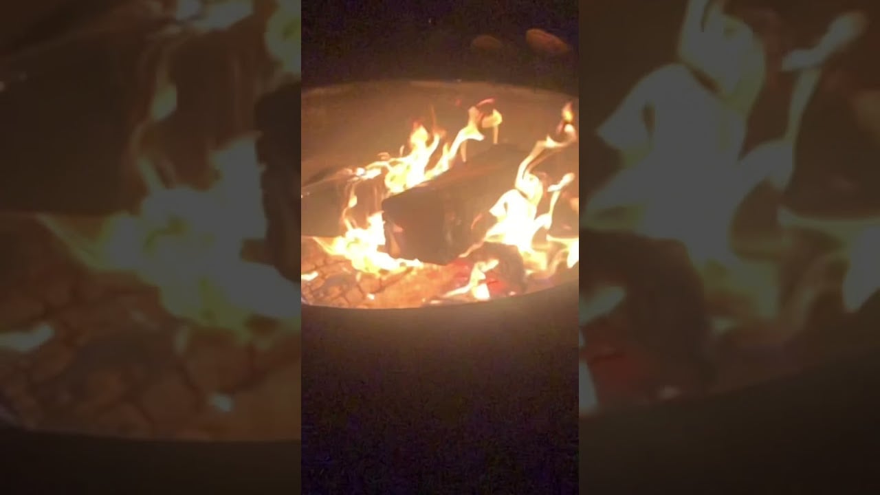 Slow times around the camp fire.