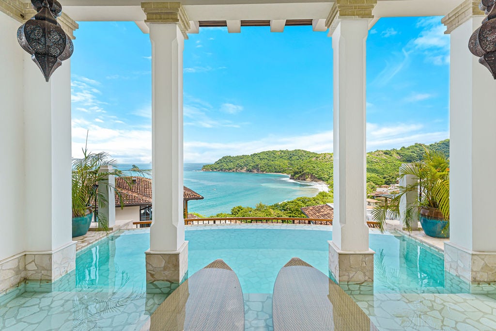 Villa Santorini | Four-level Oceanview Estate Nestled in the Hillside of Las Catalinas—Costa Rica’s Premier Car-free Beach Town.