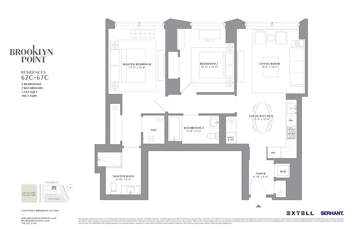 1 City Point Unit: 66C
