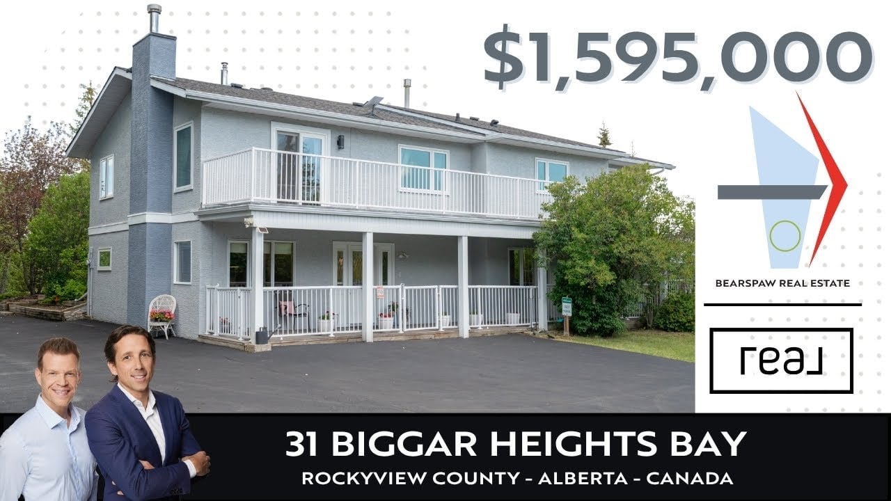 Bearspaw Real Estate Luxury Tour 31 Biggar Heights Bay