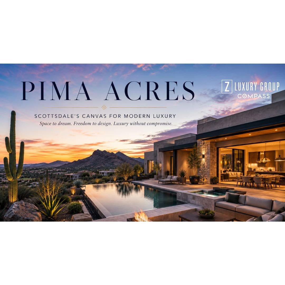 Pima Acres Scottsdale Luxury Homes | Modern Custom Estates | Z Luxury Group