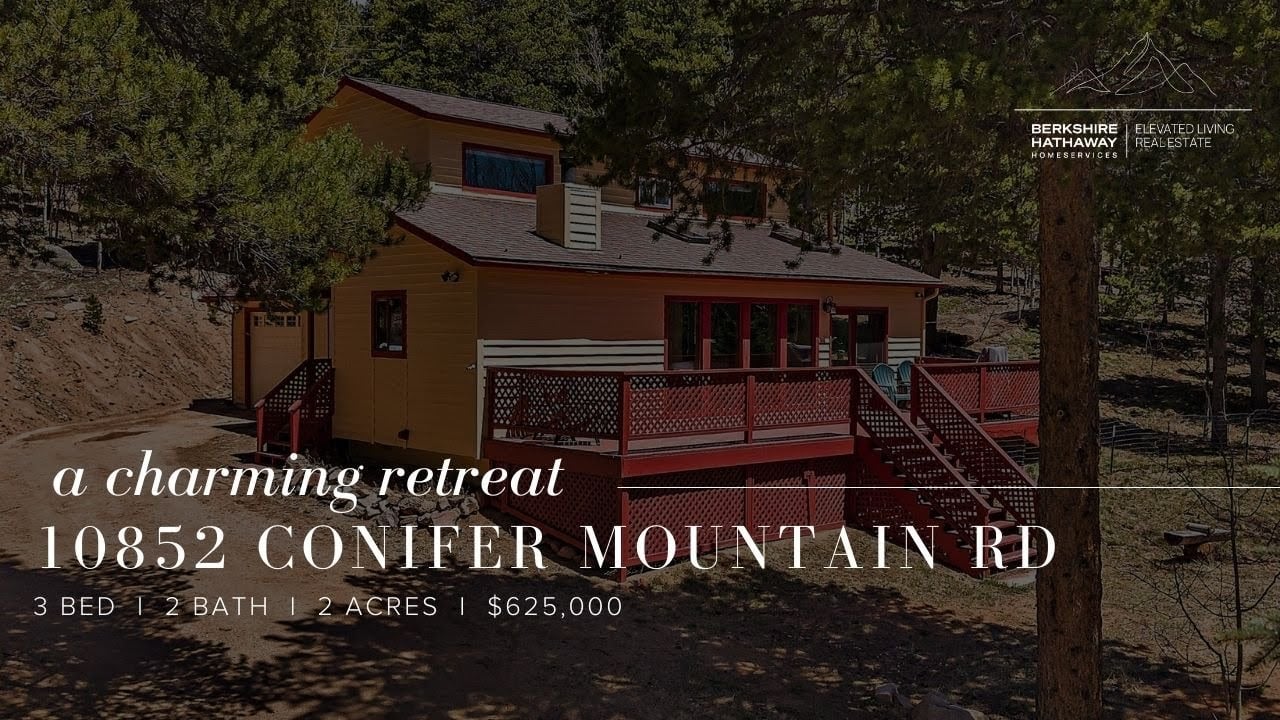 Cozy Cabin Vibes in Conifer | 3-Bed Mountain Retreat for Sale