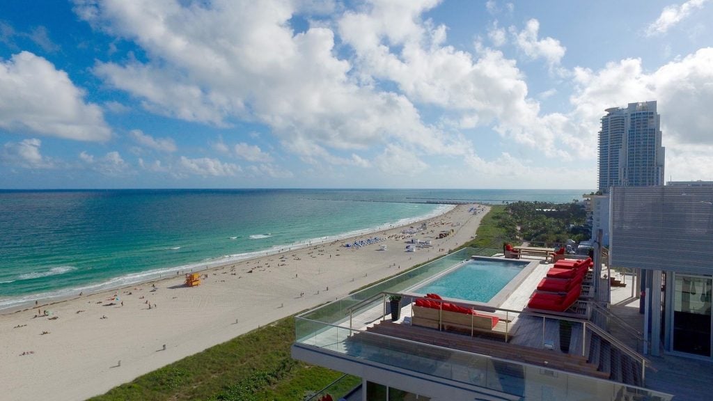 Looking South from 321 Ocean Miami