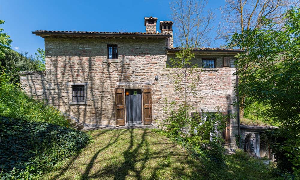 Stone Farmhouse Immersed In Nature