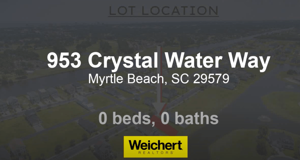 Preview of the Lots And Land for sale at 953 Crystal Water Way, Myrtle Beach, SC