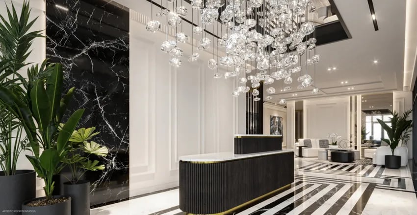 The Avenue Coral Gables lobby