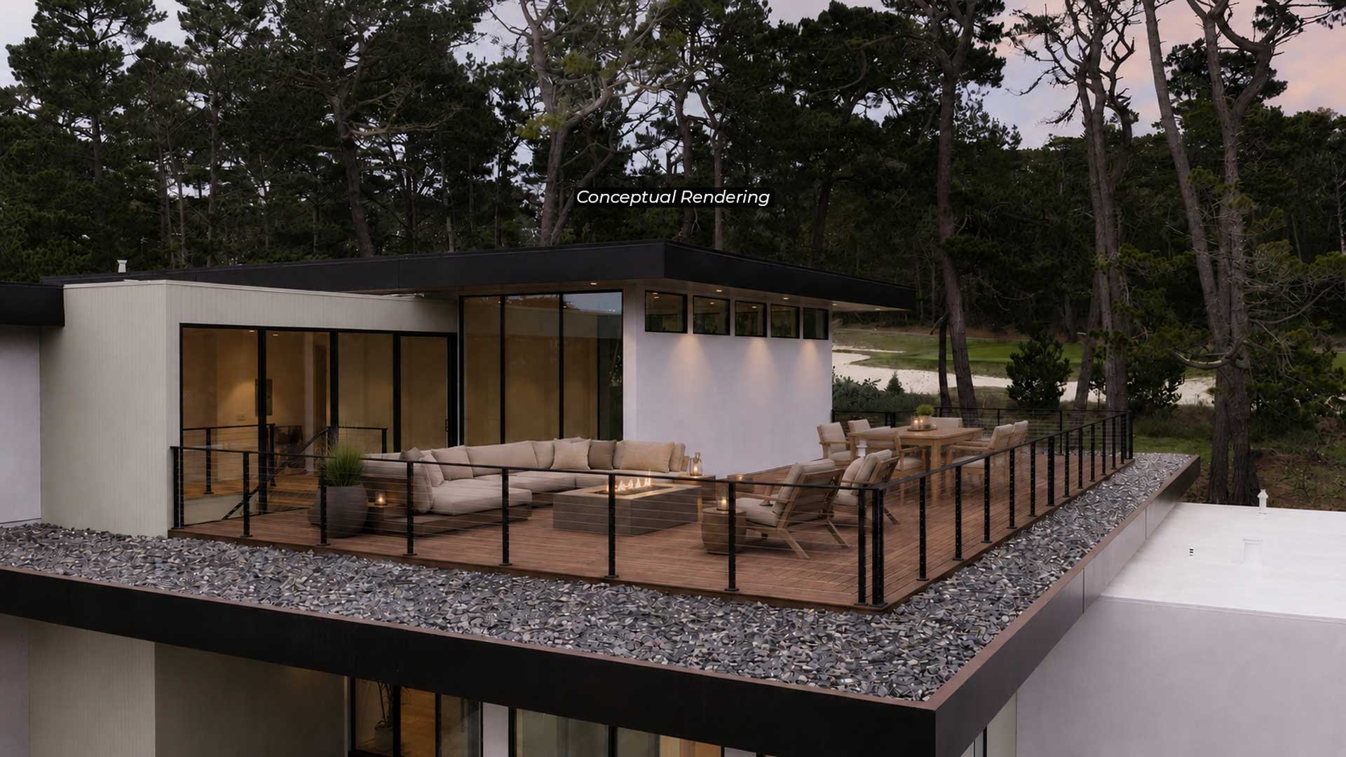 Contemporary Estate Along Poppy Hills Golf Course