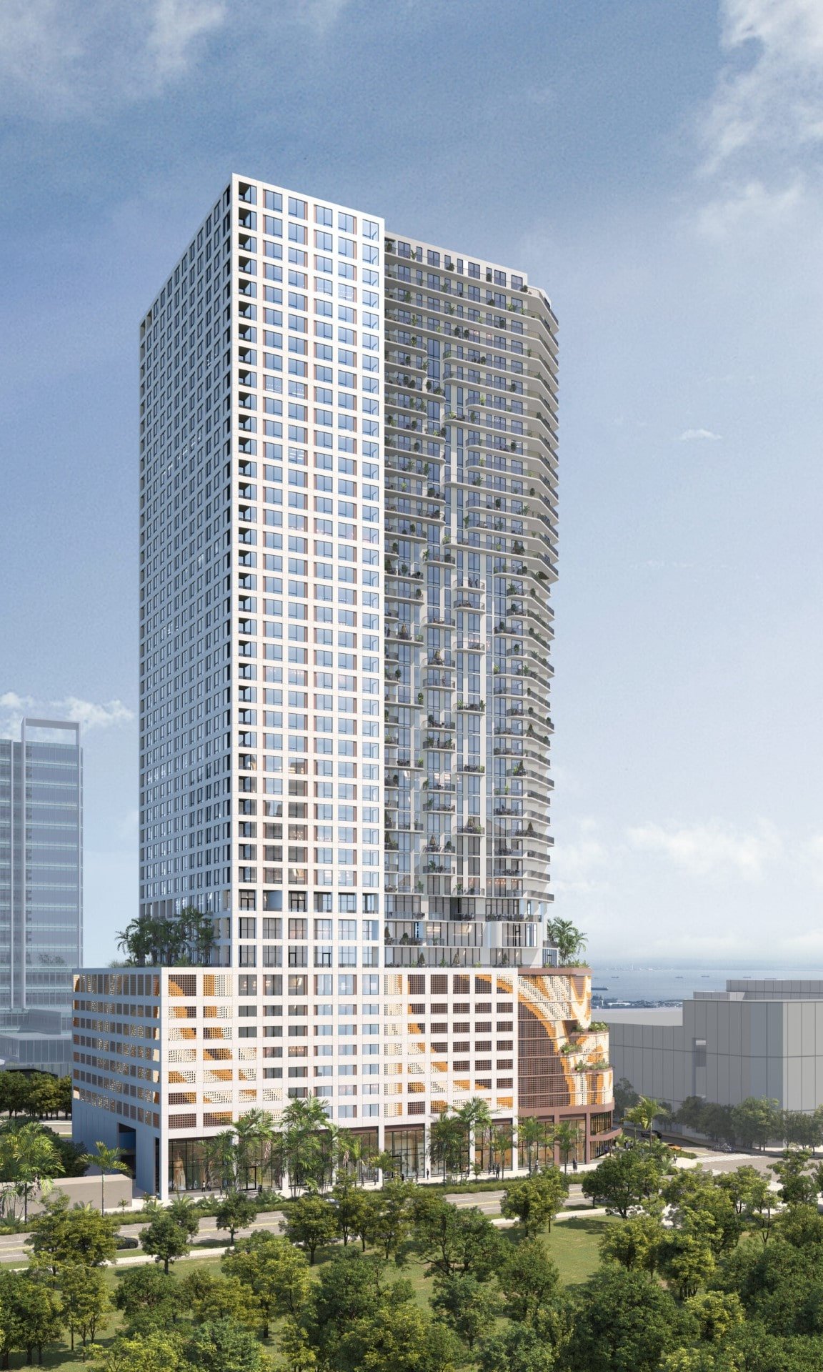 March 2025 - The initial permit has been granted for a proposed 544-unit residential tower in Edgewater