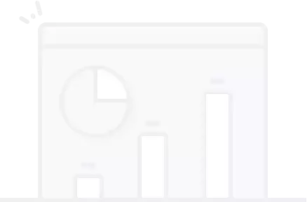 Analytics icon with a pie chart and vertical bars