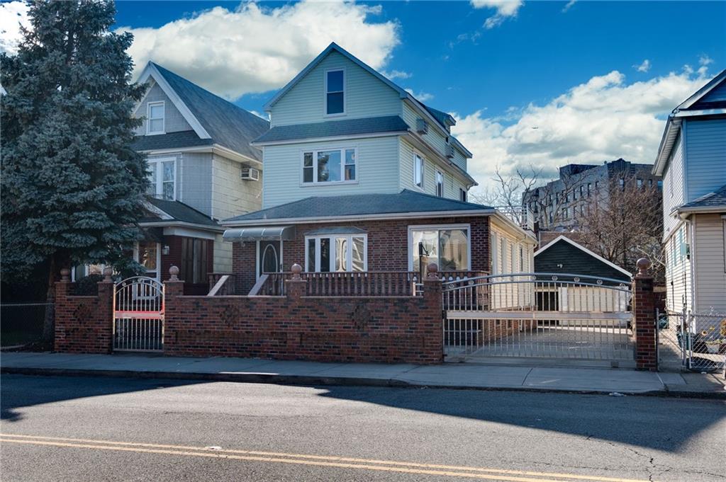 Exterior of 1974 Troy Ave a single-family home sold in Flatlands Brooklyn by The Parviz Team.