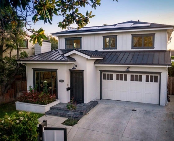 Modernized traditional on a tree lined street