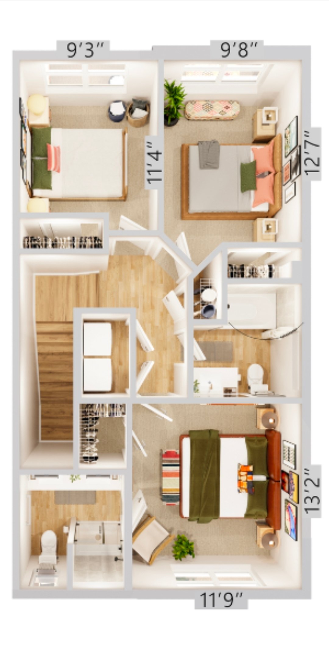 4 Bed 3 Bath with Study 2 Car Garage Townhome Arvada