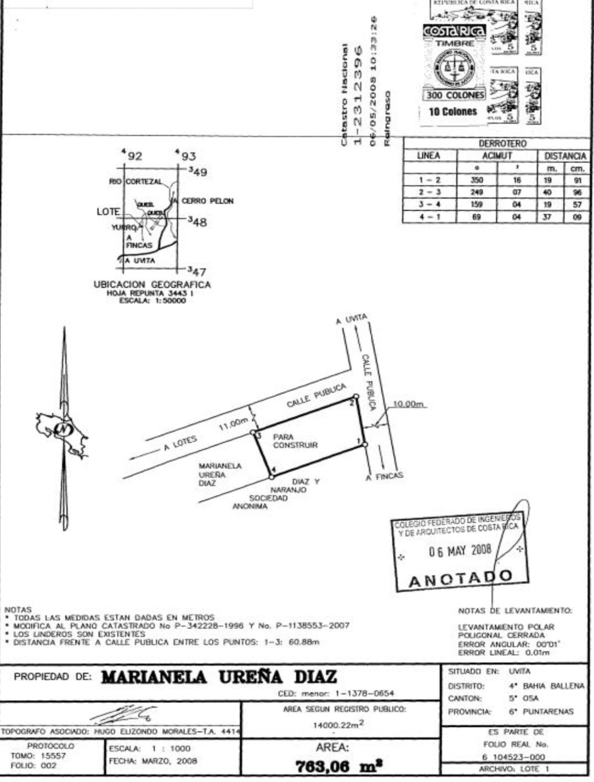 Build Ready Home Site in the Hills of Uvita, Costa Rica 