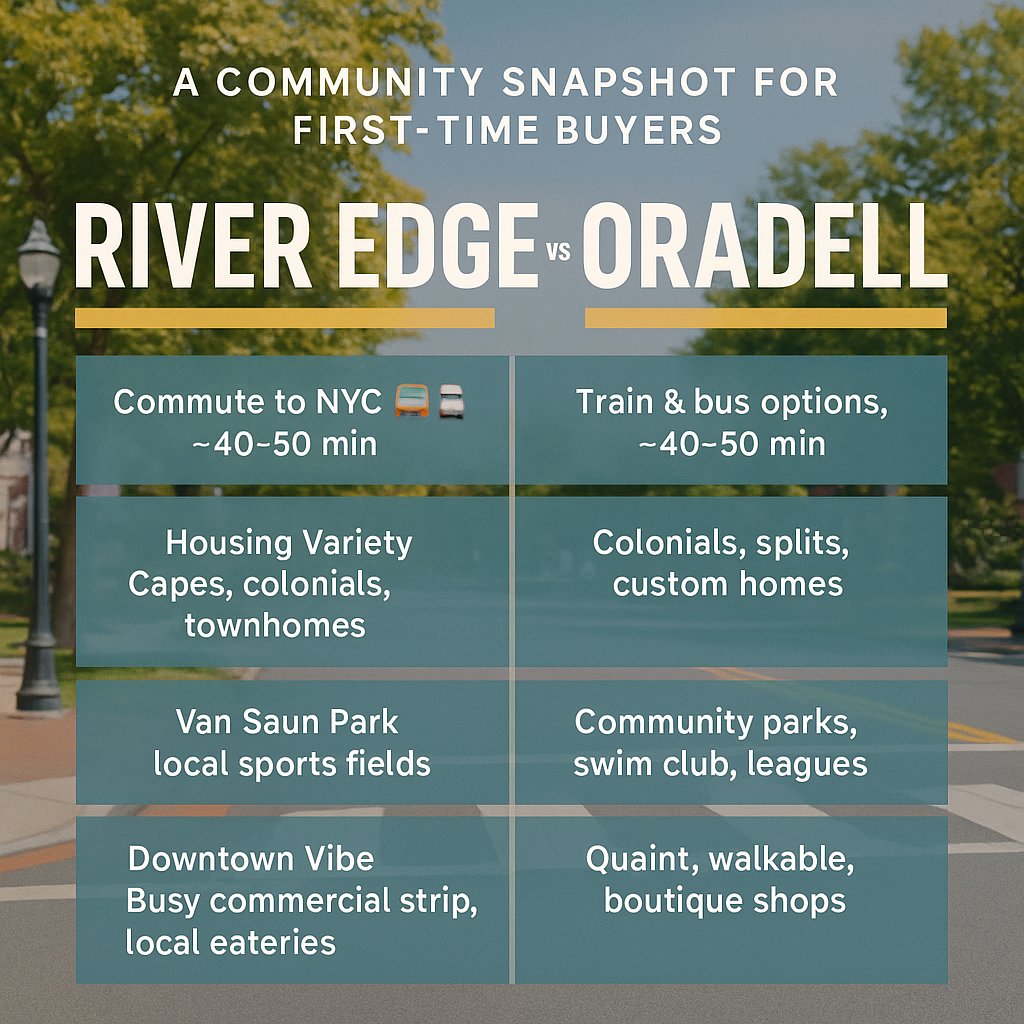 River Edge vs. Oradell: A Community Snapshot for First-Time Buyers 🏡✨