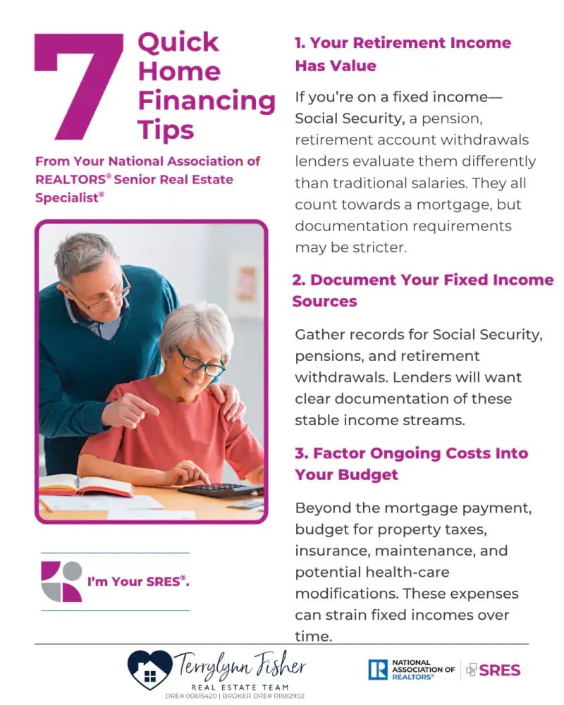 7 Quick Home Financing Tips for Senior Home Buyers