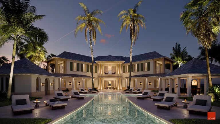 Beachfront Position in Albany, Bahamas