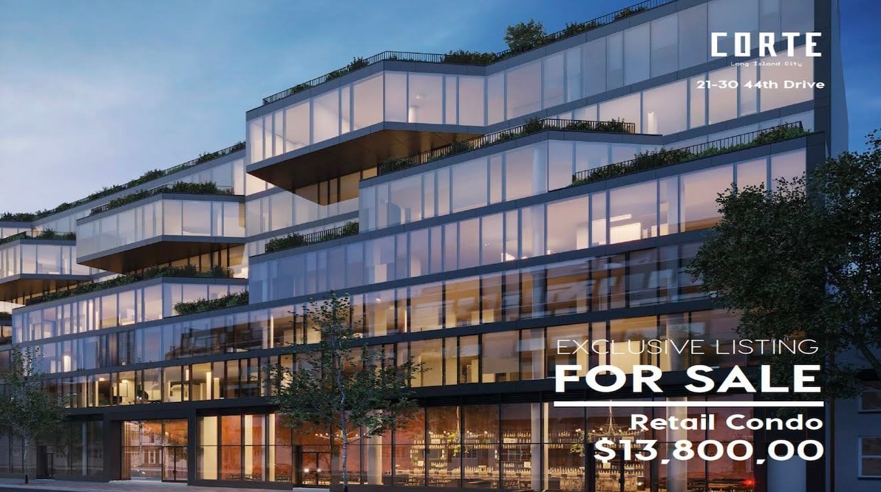 The Corte Commercial Retail Condos for Sale in Long Island City