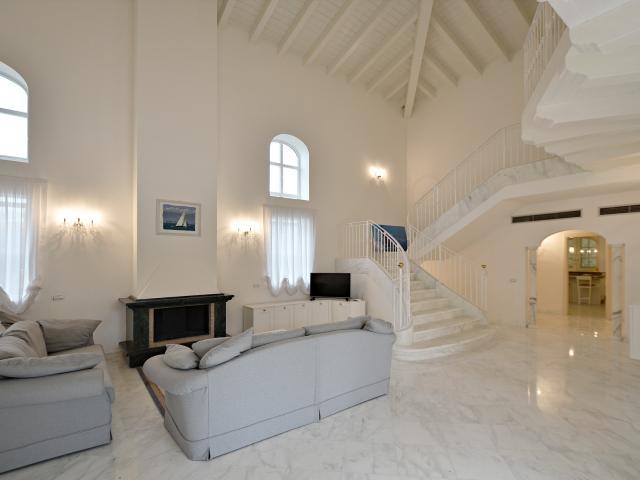 Newly Built Tuscan Villa With Marble Features