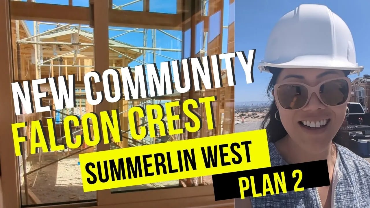 Falcon Crest by Woodside Homes in Summerlin West: Plan 2 Frame Walk Thru