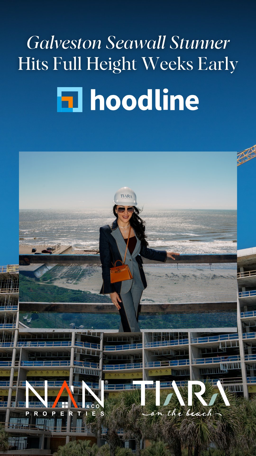 Galveston Seawall Stunner Hits Full Height Weeks Early