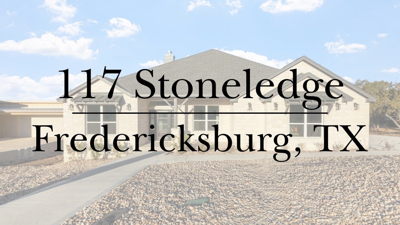 117 Stoneledge Fredericksburg, TX