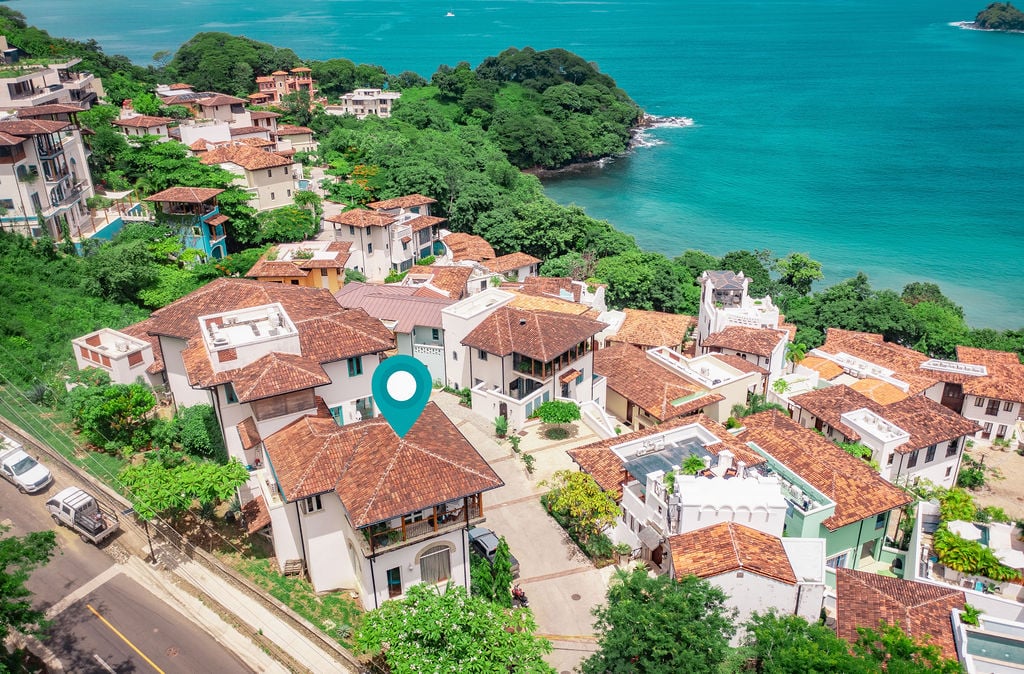 Villa Santorini | Four-level Oceanview Estate Nestled in the Hillside of Las Catalinas—Costa Rica’s Premier Car-free Beach Town.