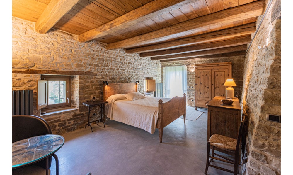Stone Farmhouse Immersed In Nature