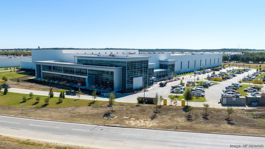 MP Materials Independence rare earth magnet manufacturing facility Fort Worth Texas 1000 metric ton annual capacity opened 2023