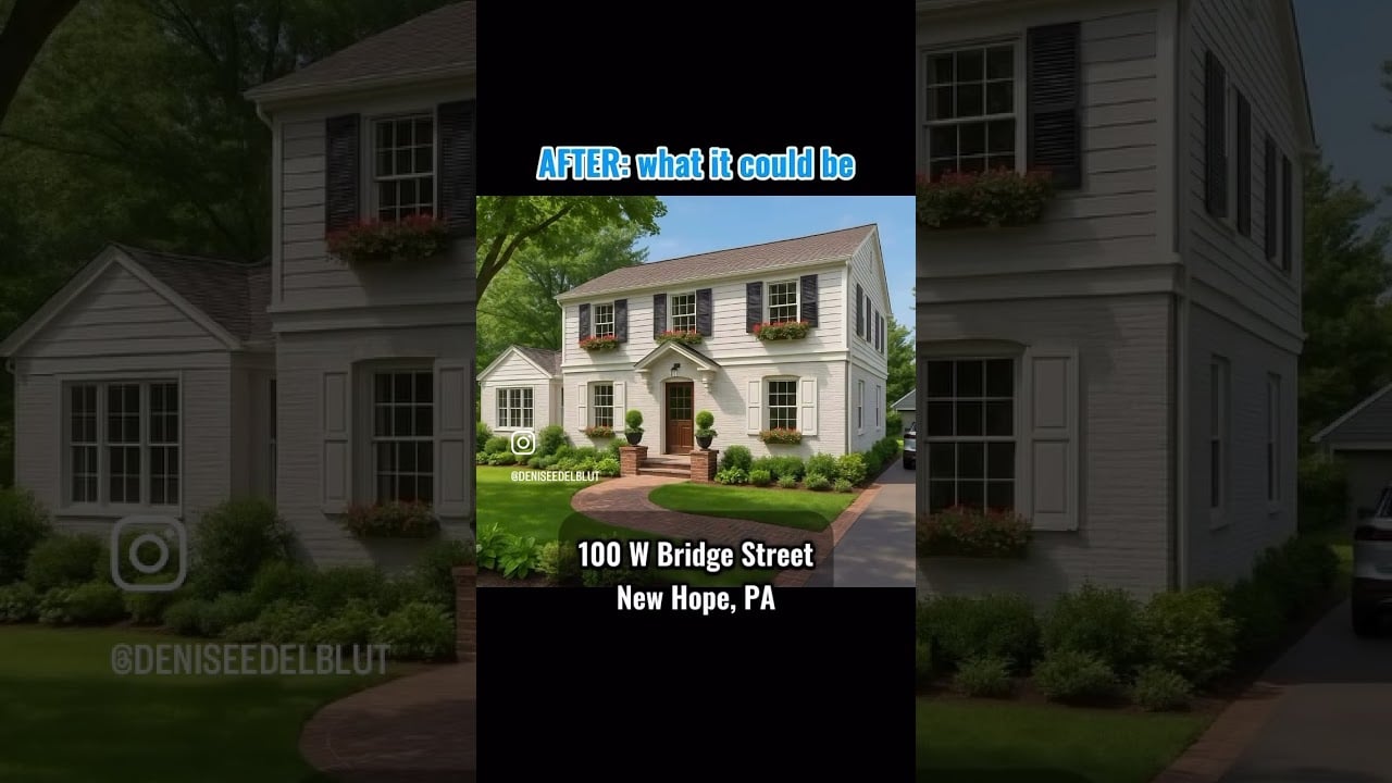 Before & After of 1920s Home in New Hope