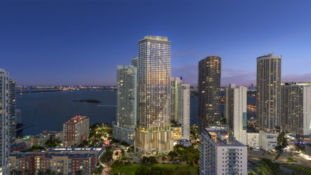 Edge House Miami Completes Foundation Pour, Begins Vertical Construction