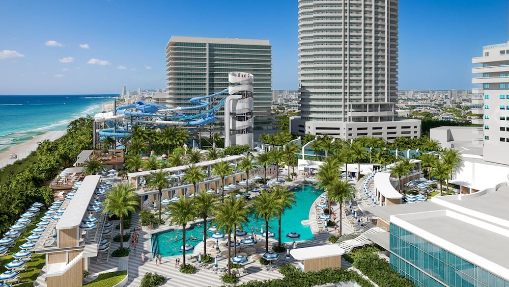 August 2025 | Massive Water Slides Coming to Fontainebleau Miami Beach