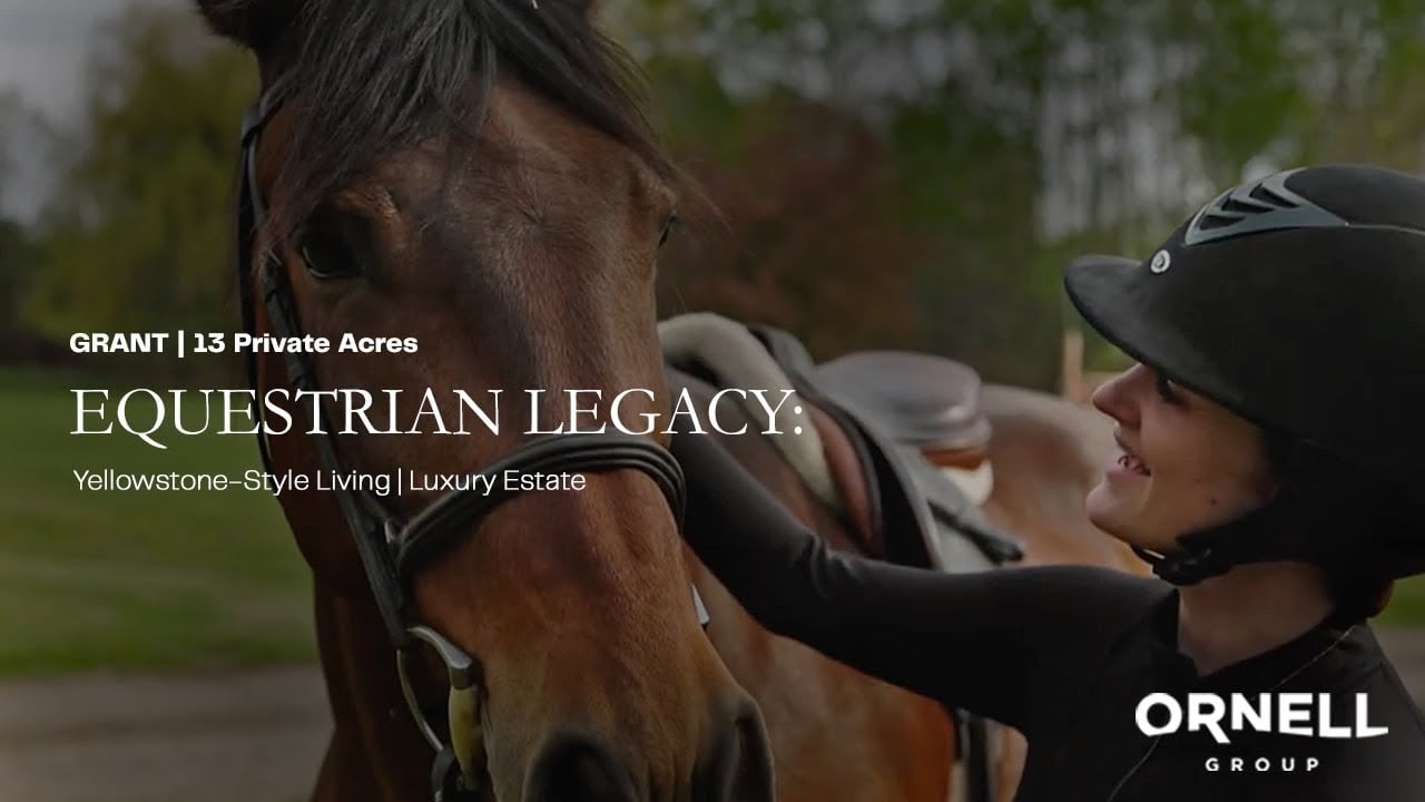 EQUESTRIAN LEGACY: $2.1M Yellowstone-Style Living | 13 Private Acres 🐎 #ornellgroup