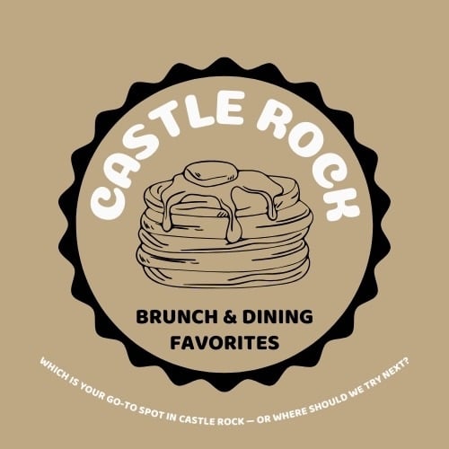 Modern Castle Rock townhome exterior blocks from downtown brunch restaurants, morning coffee on front porch.