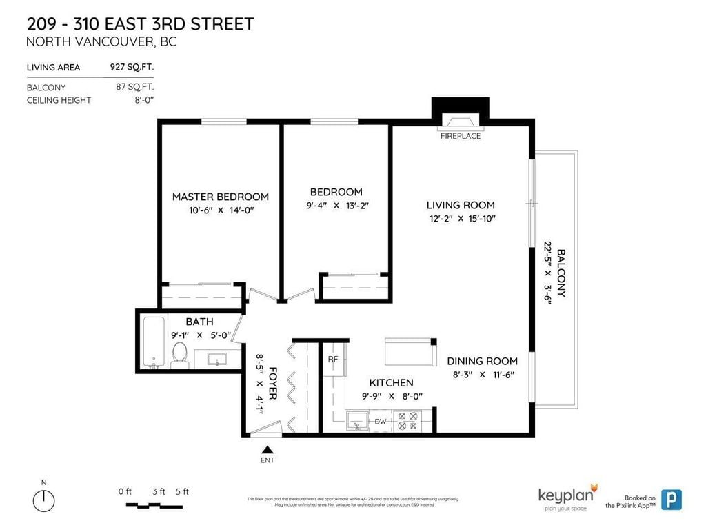 310 E 3rd St, #209