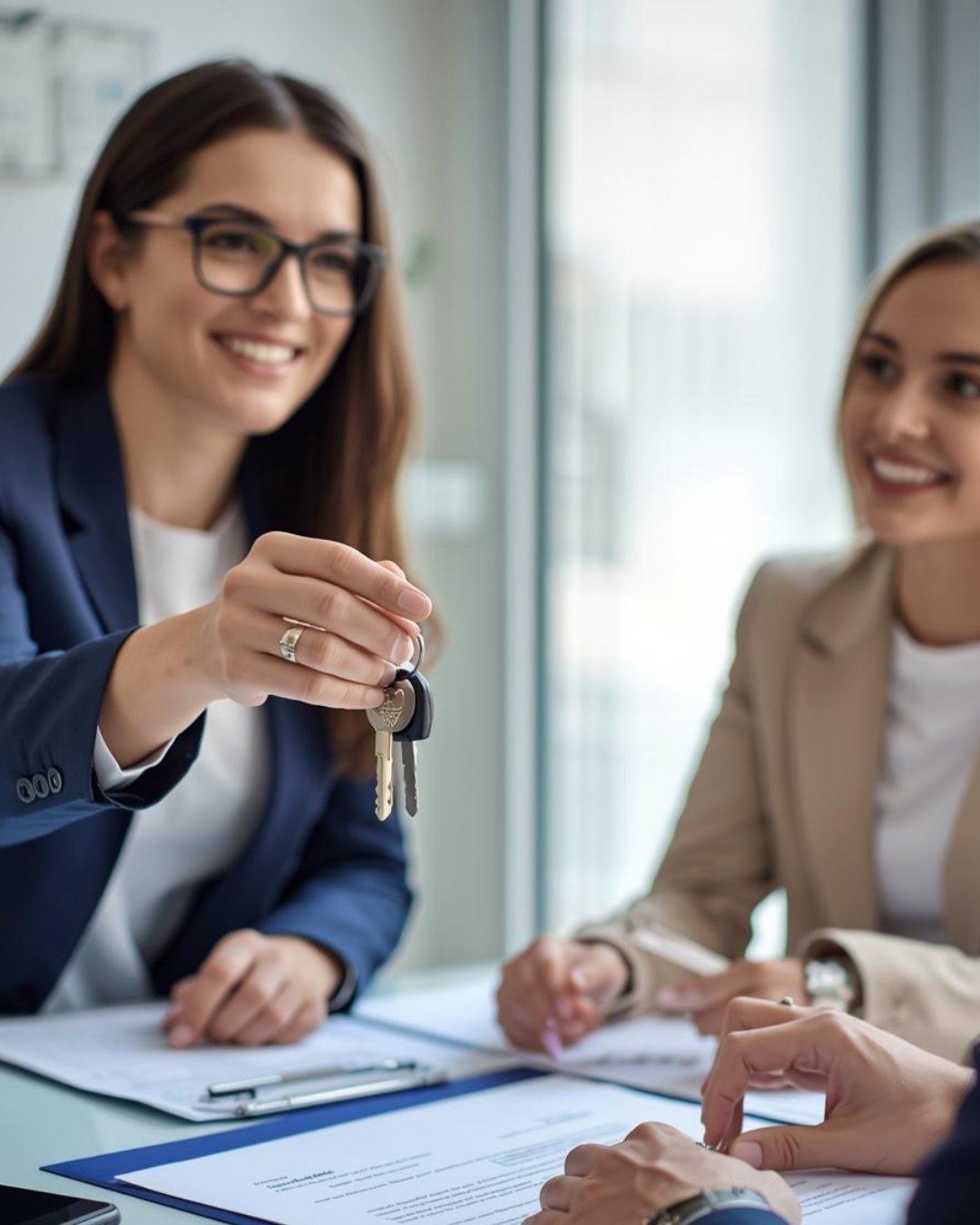 A dedicated buyer's agent helping a client through the home purchasing process in Columbia County.