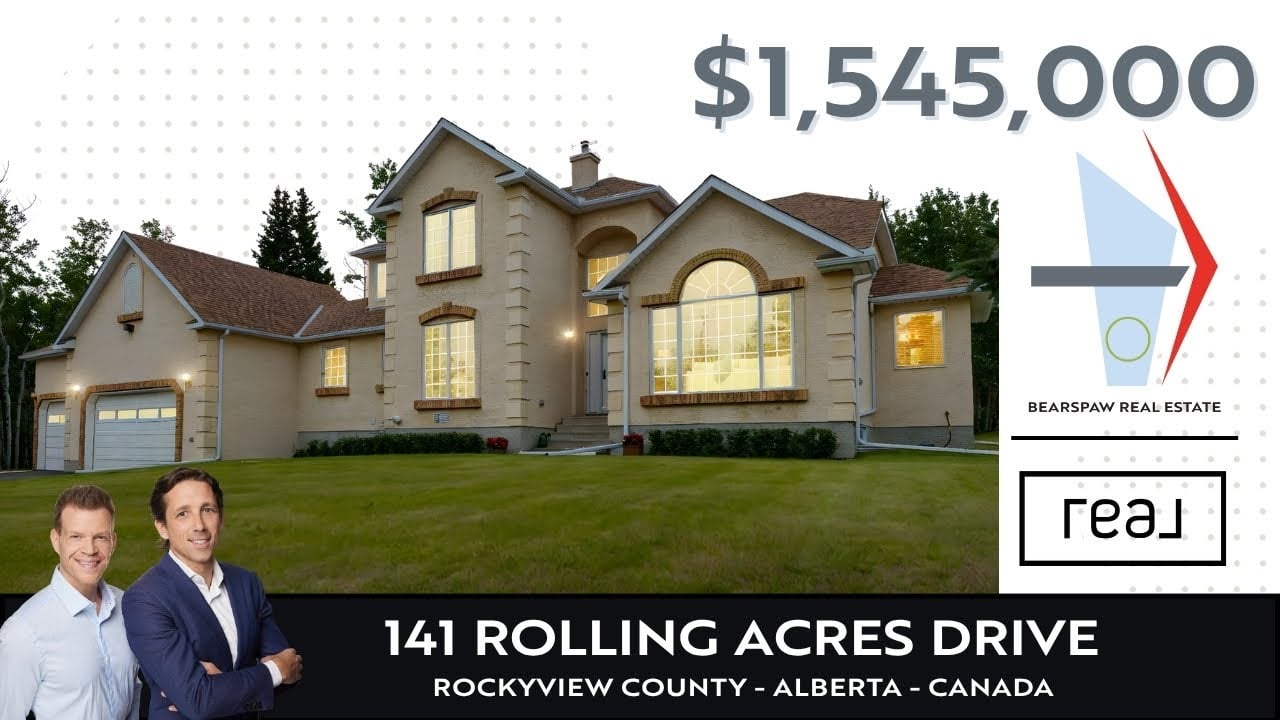 Bearspaw Real Estate Luxury Tour: 141 Rolling Acres Drive