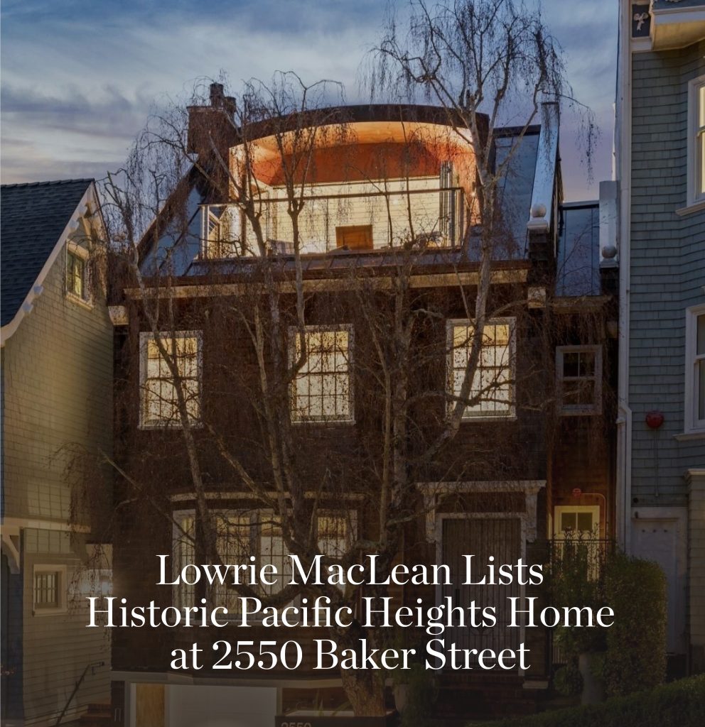 Lowrie MacLean Lists Historic Pacific Heights Home at 2550 Baker Street