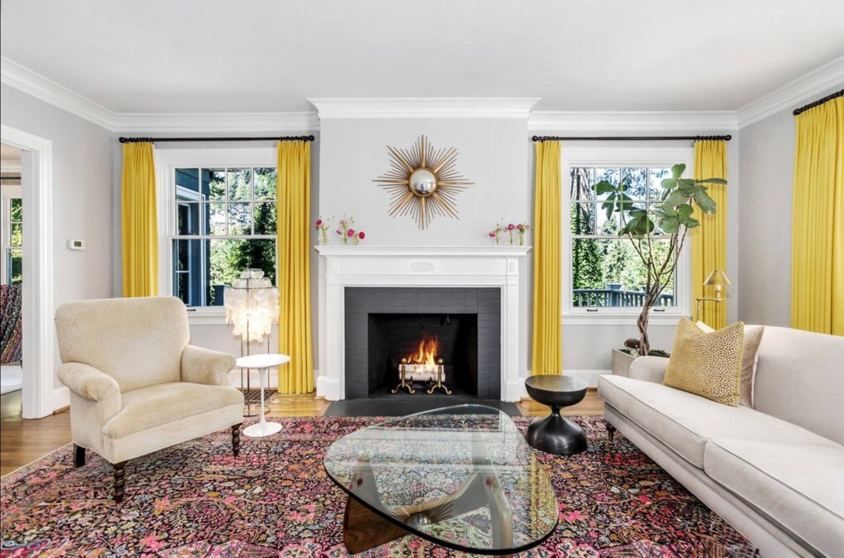 Portland Dutch Colonial Living Room