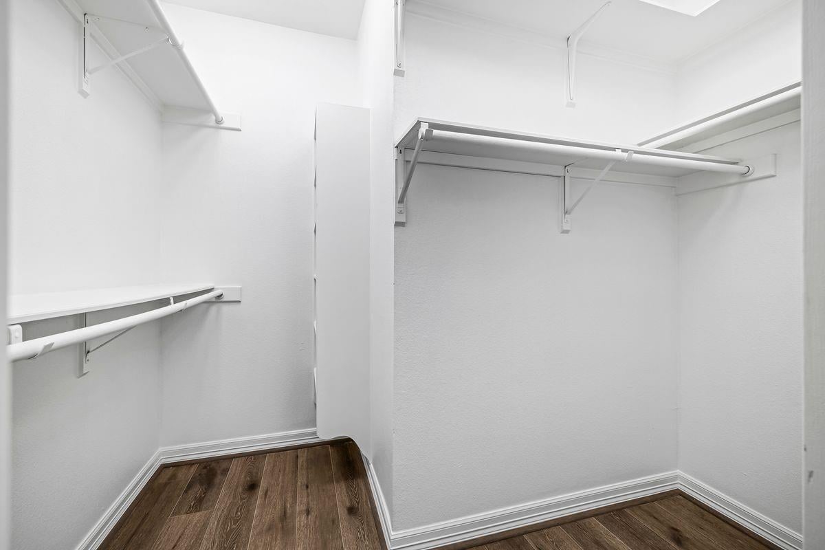 Primary walk-in closet, Barton Hollow, Westlake, Austin.