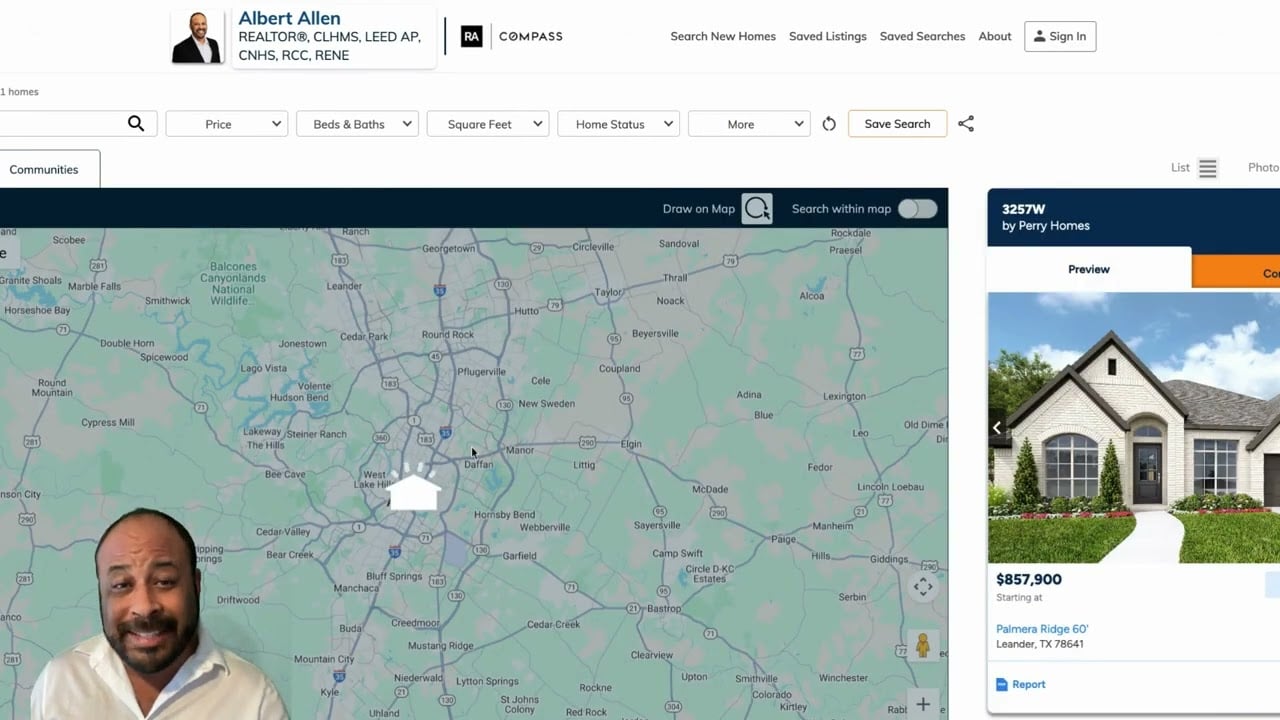 Central Texas New Construction Home Search Portal