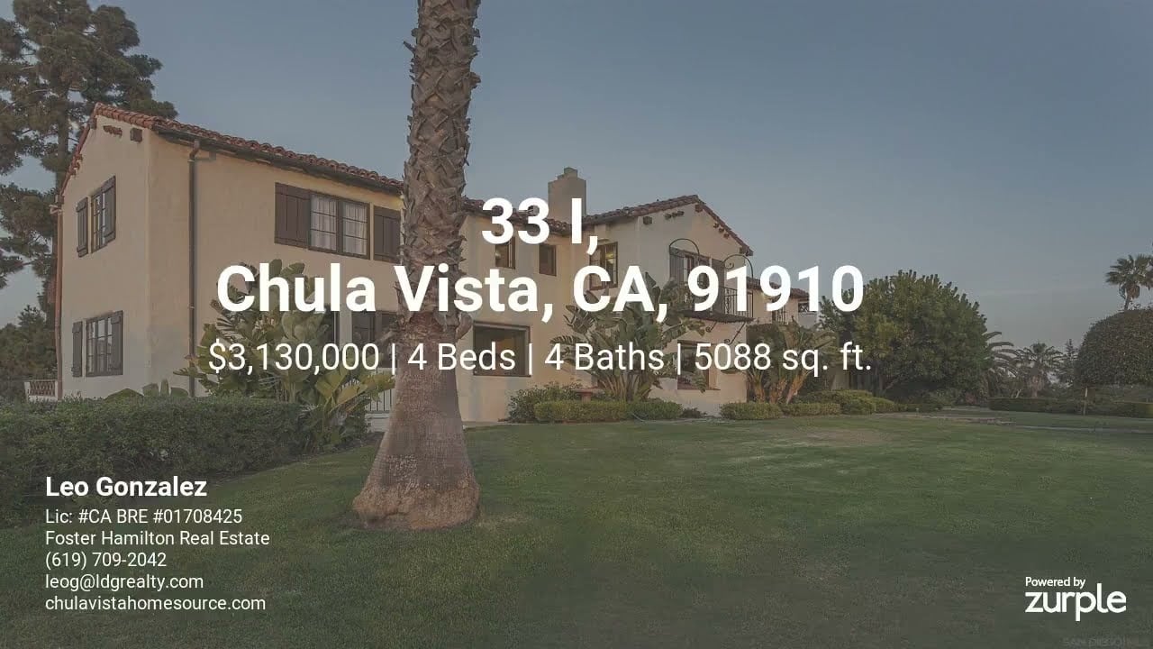 The Flynn Estate Historic Home in Chula Vista CA