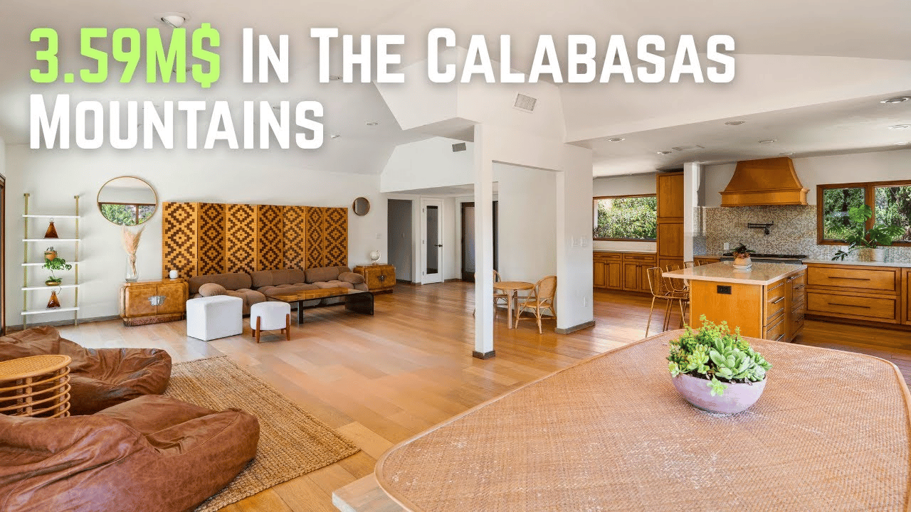 Touring a $3.59M Calabasas Mountain Retreat