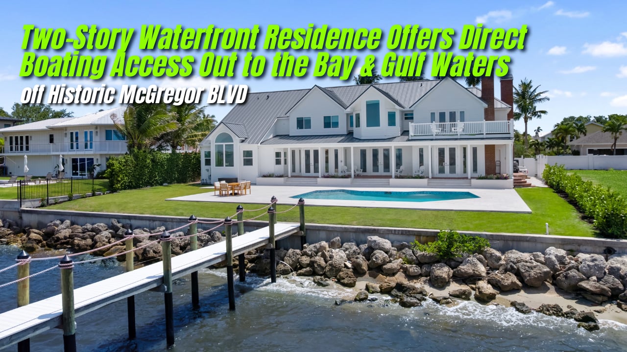 Ultimate Waterfront Home Off McGregor Blvd | Direct Gulf Access + Secret Kids Zones!