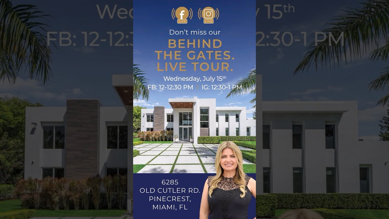 Join me LIVE for a Dream Home Tour