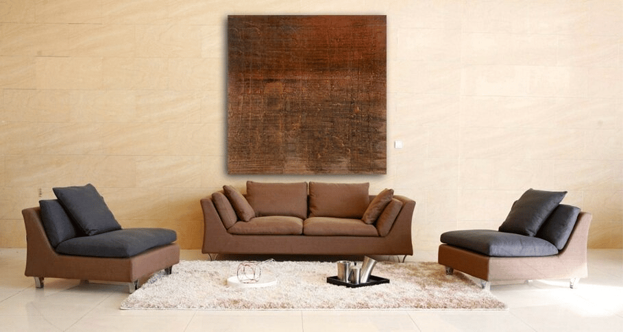 Art really ties the room together.