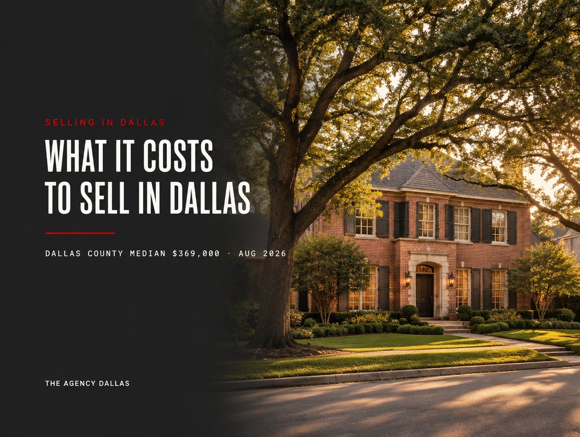 What does it cost to sell a house in Dallas: line-by-line seller costs - Damon Williamson, The Agency Dallas